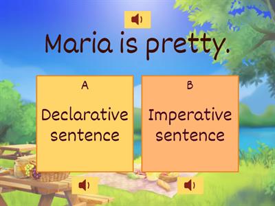 APPLICATION. Identify if it is Declarative, Interrogative, Imperative and Exclamatory sentence.  