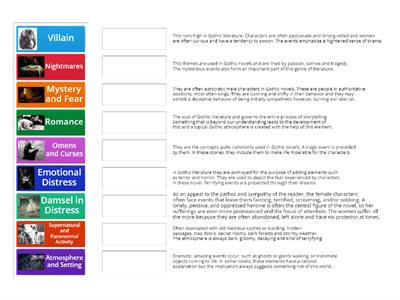 Gothic Literature Match Up