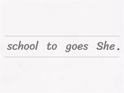 Daily routines (3rd person)