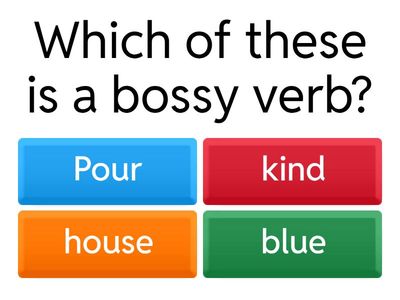 Bossy Verbs-3rd dearg