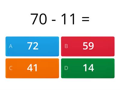 Subtraction (Base Ten Blocks)