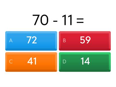 Subtraction (Base Ten Blocks)