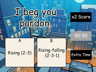 Let's learn the intonation