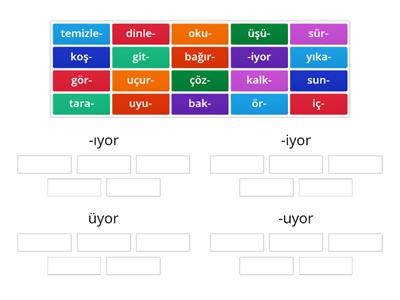 Şimdiki Zaman -yor