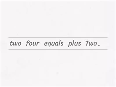 Ordinal and Cardinal numbers - Unjumble