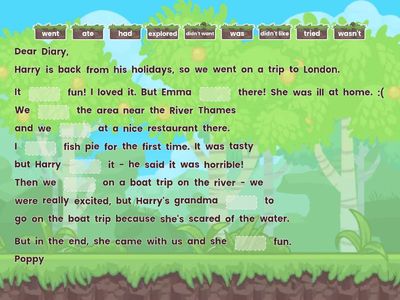 Go getter 3. Unit 3. Past Simple. Diary