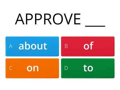 VERBS + PREPOSITIONS FCE 