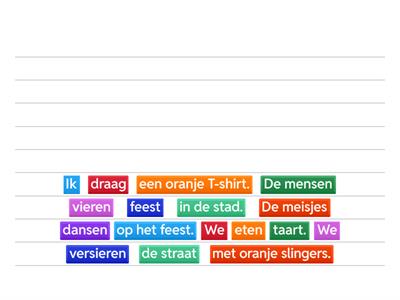 zinnen maken feest