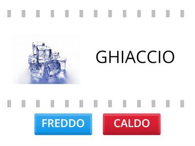Caldo o freddo? QUIZ