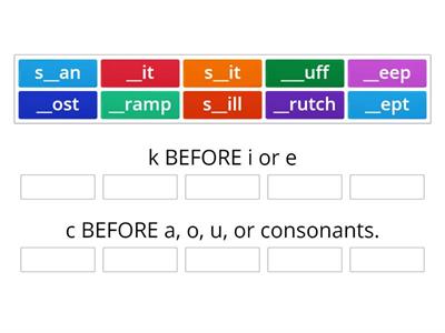 K Rule Written Out Sort - End of Level 2