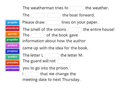 Suffixes pre-, pro-, & per-