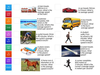 7.7A Average Speed Review Questions