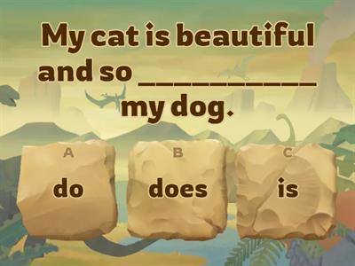 So and neither (Active grammar: level 1)