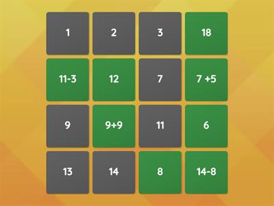 Addition/Subtraktion bis 20