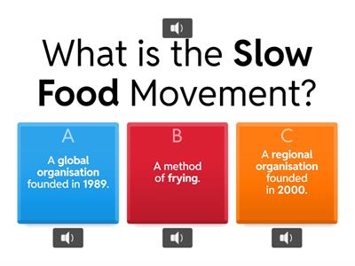 The Slow Food Movement