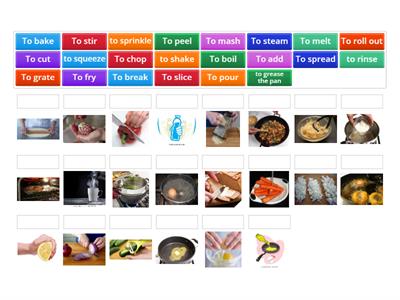 Cooking verbs