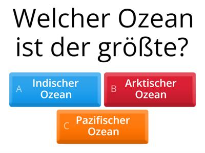 Kontinente und Ozeane