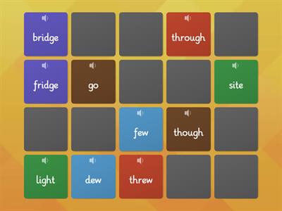  Rhyming words - audio