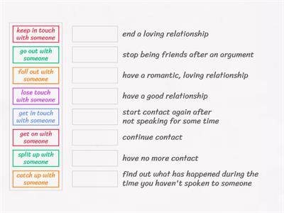 Friendship - Phrasal Verbs (NTE Pre 5.2)