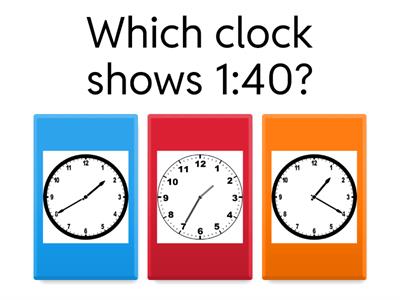 1_Telling Time to the Nearest 5 Minutes
