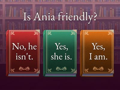 krótkie odpowiedzi to be