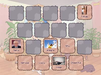 Adjetives A1 Spanish - English Match