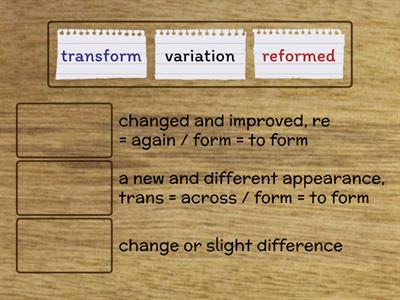 Living Things - Year 5 - Vocab