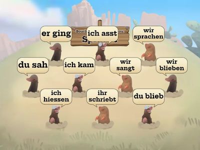 Německý jazyk - minulý čas nepravidelných sloves