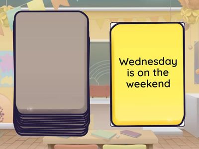 Days of the week+Months review (T o F)