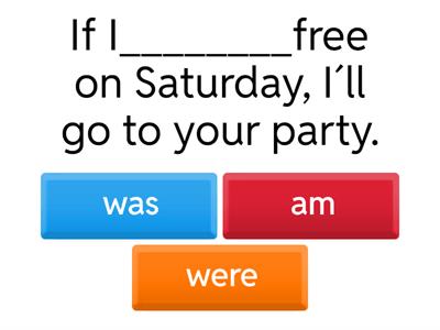 First and second conditional