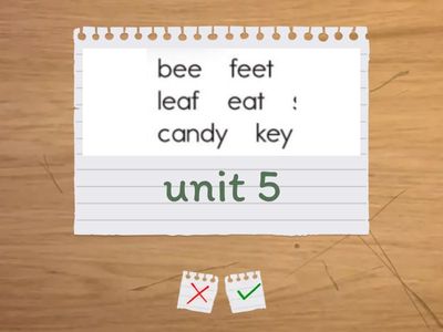 Oxford Phonics 3 unit 1-5 reading