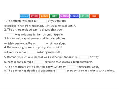 WELLNESS - Vocab 2