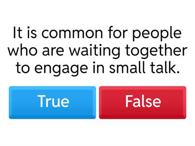 Small Talk Quiz