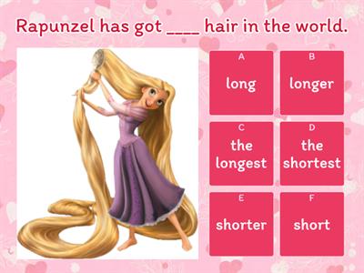 GG3 Degrees of comparison. Disney.