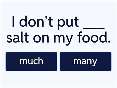 English Grammar: Quantifiers