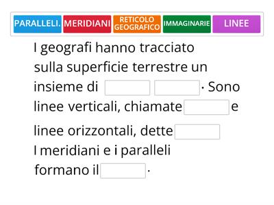 RETICOLO GEOGRAFICO