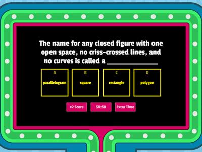 Word Wall- Geometry Review 
