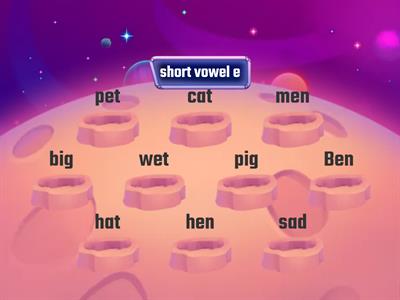 short vowel e