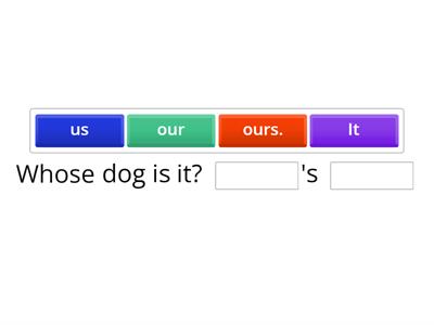Personal Pronouns, Object Pronouns, Possessive Adjectives and Possessive Pronouns