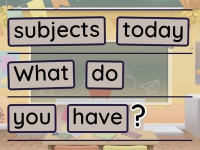 Ms Lee-  Unit 7: Our timetables