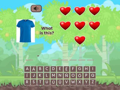 Ahorcado Clothes Vocabulary – Multiple Choice Quiz