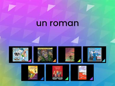 les genres de livres :Delf A2 : Unité 1