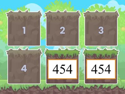 Memorice de números 