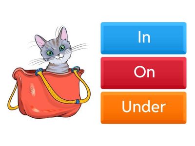  Prepositions: In, on, under