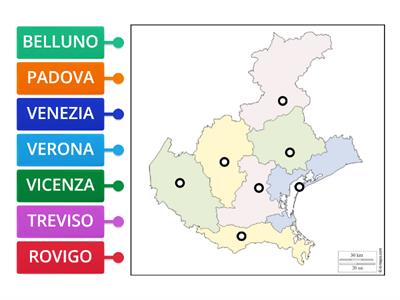 Il veneto e le province