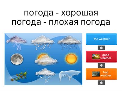 Погода и времена года