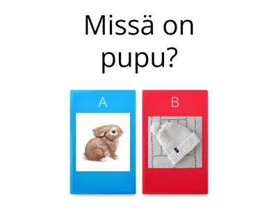 Missä on? Puheen ymmärtäminen