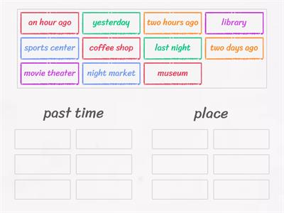R2 分類高手：請將單字依不同的類別分類
