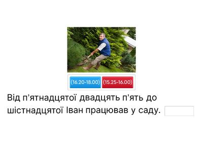 Від котрої до котрої? Час