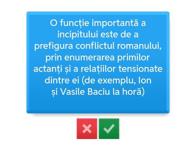 X - „Ion” de Liviu Rebreanu - Incipit - final